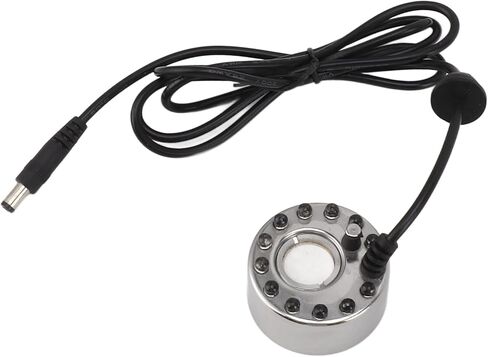 SUNGOOYUE 12 LED Mist Maker Fogger for Water Fountain Pond, with DC 5V Interface, Creates Magical Ambience for Halloween Fish Rockery Vase in Kuwait