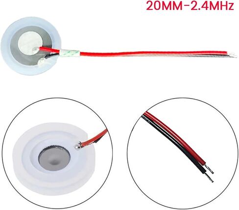 2pcs 20mm 2.4Mhz Mist Maker Fogger Atomizing Transducer Oscillating Piezoelectric Ceramic Air Humidifier Accessories in Kuwait