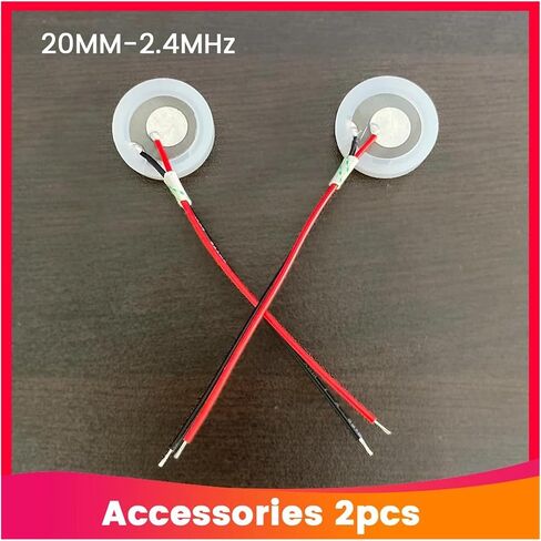 2pcs 20mm 2.4Mhz Mist Maker Fogger Atomizing Transducer Oscillating Piezoelectric Ceramic Air Humidifier Accessories in Kuwait