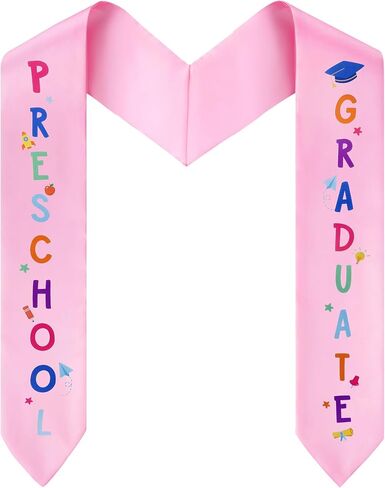 Preschool Graduation Sash, Unisex Kindergarten Graduation Stole for Kids Graduation Gifts in Kuwait