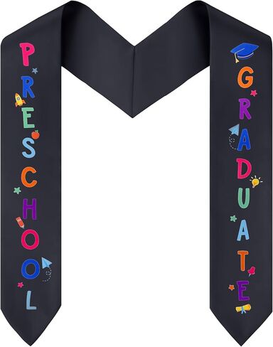 Preschool Graduation Sash, Unisex Kindergarten Graduation Stole for Kids Graduation Gifts in Kuwait