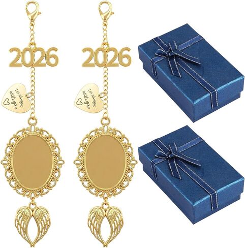 Graduation Tassel Photo Charm Set, 2 Pack Custom Memorial Tassel Charm I Always with You DIY Photo Chain on Cap in Saudi Arabia