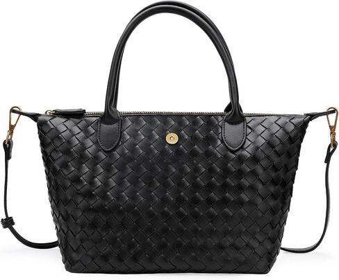 Purses for Women, Leather Crossbody Purse, Luxury Woven Purse Tote Bag with Adjustable Strap in Saudi Arabia