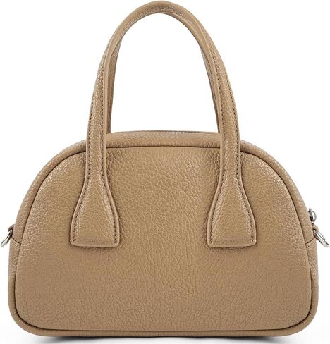 Mini Dome Top Handle Bag for Women, Pebbled Vegan Leather Crossbody Purse Trendy Small Handbag in Kuwait