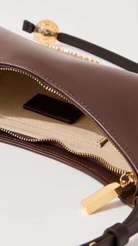 Jacquemus Women's Le Bisou Perle Bag, Medium Brown, One Size in Saudi Arabia
