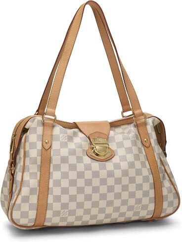 Louis Vuitton Pre-loved Damier Azur Stresa PM, White in Saudi Arabia