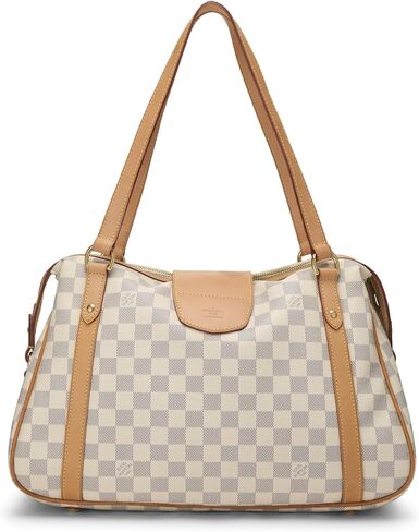 Louis Vuitton Pre-loved Damier Azur Stresa PM, White in Saudi Arabia