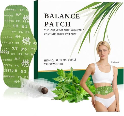 Herbal Patch Pad Balance, Mugwort Herbal Navel Patches (1Box 5 Piece) in Saudi Arabia