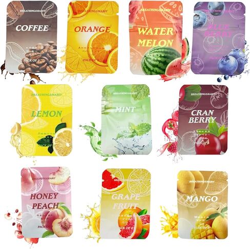 30 Pieces of Plant Based Cores,10 Fruity Flavors to Keep Fresh Breath in Saudi Arabia