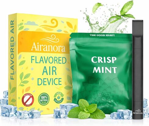 Smokeless Inhaler with Mint Plant-Based Cores | Non-Electric | Reusable | Compact for Daily Use in Saudi Arabia