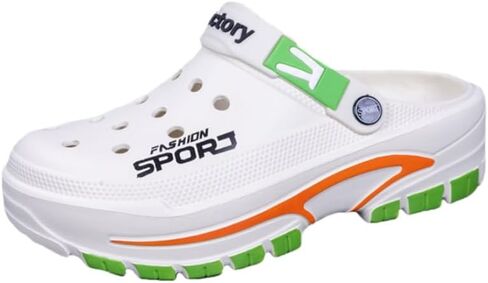 Large-size men's breathable anti-slip sandals - comfortable thick sole. Suitable for beaches, swimming pools and casual wear. in Saudi Arabia