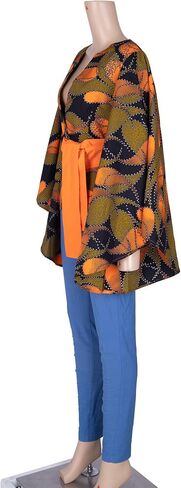 BAZINRICHE African Shirt with for Women Dashiki Clothing Blouse Printing Ankara Casual Jackets Attire in Kuwait