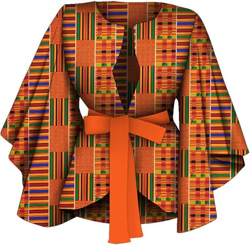 BAZINRICHE African Shirt with for Women Dashiki Clothing Blouse Printing Ankara Casual Jackets Attire in Kuwait