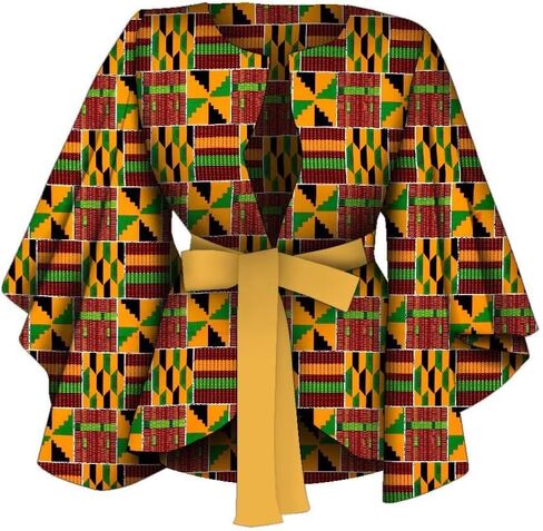 BAZINRICHE African Shirt with for Women Dashiki Clothing Blouse Printing Ankara Casual Jackets Attire in Kuwait