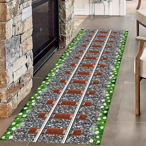 Runway Track Aircraft Runner Rug,2x6ft, Black White Long Runner Rugs Aviation Airport Plane Racing Runway Area Rugs for Classroom Play Mat Non-Slip Low Pile Carpet for Living Room Boys Room in Saudi Arabia