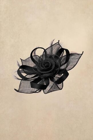 قبعات BABEYOND Fascinators للنساء - حفلة الشاي Kentucky Fascinator Flower Derby Hat عصابة رأس من ريش الكتان مع مشبك للشعر in Kuwait