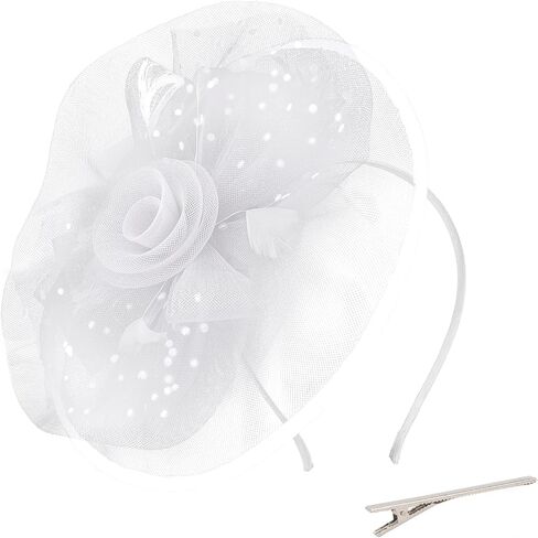Fascinators Hats for Women Tea Party Headband Vintage Party Derby Headwear for 2026 Kentucky Wedding Cocktail Church in Saudi Arabia