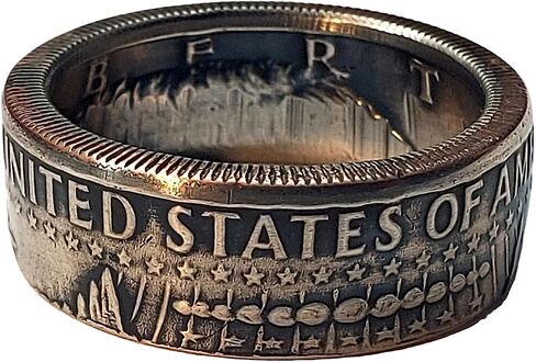 خاتم كينيدي للعملات المعدنية بنصف دولار/ذيول للخارج in Kuwait