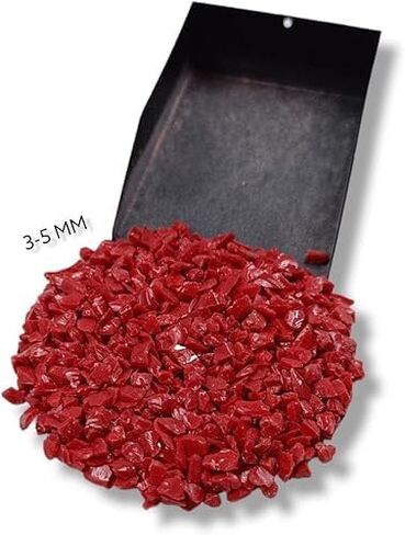 Red Coral Crushed Loose Gemstone Powder Available All Sizes Fine Healing Stone for Inlay, Woodworking, Resin Art, Jewelry Making in Saudi Arabia