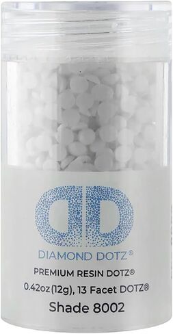 DIAMOND DOTZ ® - أسطوانة Diamond Dotz 2.8 مم 12G DOTZ - أبيض، ماسي، خرز طلاء ماسي حر، خرز فني ماسي، ماس مطلي بالألماس، خرز ماسي in Kuwait
