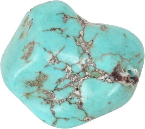 REAL-GEMS Natural Arizona Blue Turquoise, Drilled Blue Turquoise Loose Gemstone For Wire Wrapping Jewelry (50-60 Ct. Approx) in Kuwait