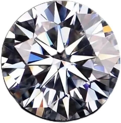 4.5x4.5 mm Loose Lab Grown Diamond | Round D Color VVS1 Clarity GIE Certified Lab Created Stone | Brilliant Gem for Rings, Necklaces & Fine Jewelry in Kuwait