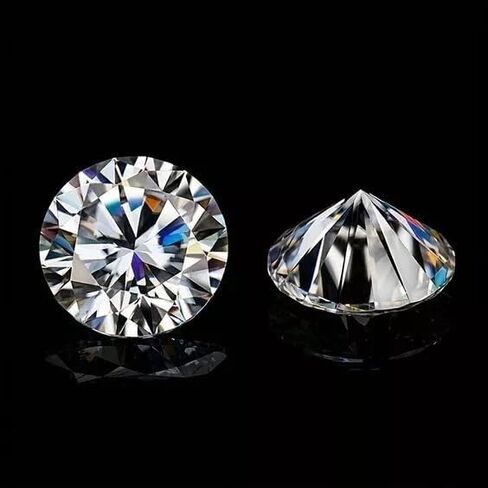 4.5x4.5 mm Loose Lab Grown Diamond | Round D Color VVS1 Clarity GIE Certified Lab Created Stone | Brilliant Gem for Rings, Necklaces & Fine Jewelry in Kuwait