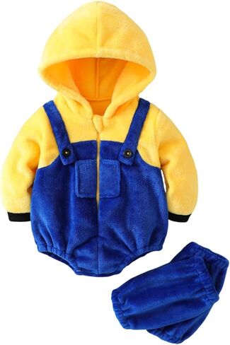 Nicoxijia Baby Girls Boys Animal Cosplay Outfit Halloween Avocado Costume Funny Fancy Costume Hooded Romper Jumpsuit Legging in Kuwait