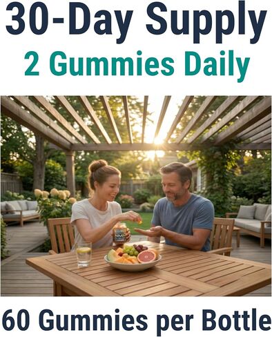 SHIZAM NMN Supplement Gummies – Nicotinamide Mononucleotide (NMN) 1000-mg per Serving | NAD+ Supplement Format | Sugar-Free NMN Gummies | 60 Gummies | 30-Day Supply in Saudi Arabia