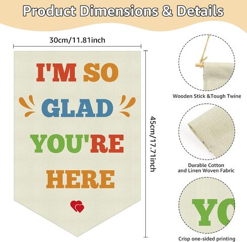 Classroom Wall Hanging Banner Back to School Wall Decor Hanging Pennant Flag Banner for Nursery Classroom Playroom Office Bedroom Positive Affirmation Decoration Teacher Gift Educational Flag Sign in Kuwait