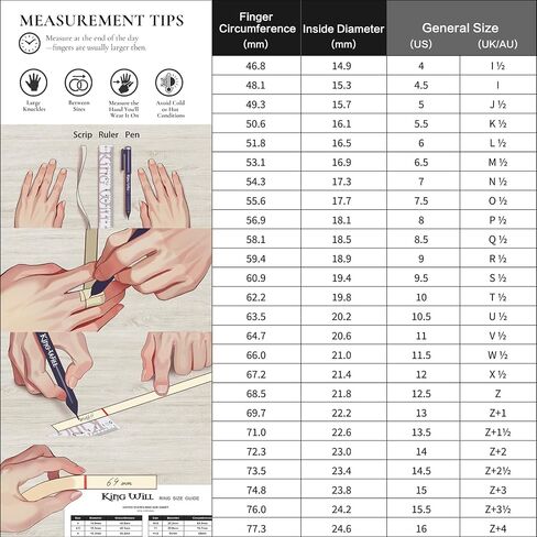 King Will Silicone Wedding Ring for Men Women, 8mm Two-Tone Step Edge Band, Breathable Water Ripple Inner Comfort Fit, Flexible Rubber Ring for Work, Gym, Outdoor, Size 7-13 in Saudi Arabia