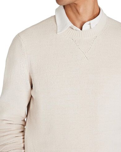 CLUB MONACO Men's Statement Crew, White in Kuwait