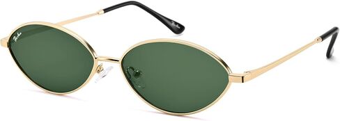 Pro Acme Retro Oval Small Cat Eye Sunglasses for Women, 90s Polarized Trendy Shades, Y2k Fashion Glasses in Kuwait