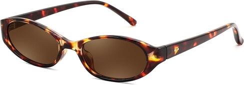 FEISEDY Retro Oval Womens Sunglasses, Trendy Cat Eye Skinny Chic Narrow Y2K 90s Small Sunnies B9177 in Kuwait