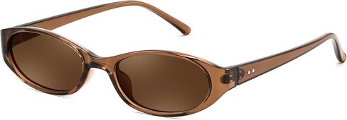 FEISEDY Retro Oval Womens Sunglasses, Trendy Cat Eye Skinny Chic Narrow Y2K 90s Small Sunnies B9177 in Kuwait