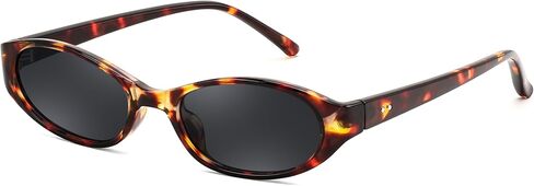 FEISEDY Retro Oval Womens Sunglasses, Trendy Cat Eye Skinny Chic Narrow Y2K 90s Small Sunnies B9177 in Kuwait