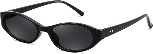 FEISEDY Retro Oval Womens Sunglasses, Trendy Cat Eye Skinny Chic Narrow Y2K 90s Small Sunnies B9177 in Kuwait