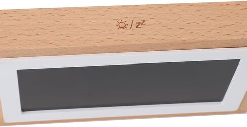 Srliya Digital Weather Clock, VA Color Screen with 2 Alarms Snooze Function Indoor Outdoor Temperature Humidity Forecast, for Home Office in Kuwait