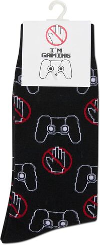 Funny Gaming Socks For Men, Hilarious Gaming Gift For Men, One Size 8-13 in Saudi Arabia
