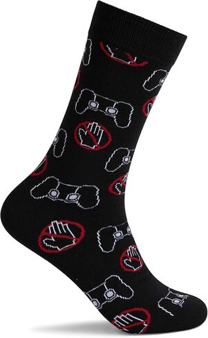 Funny Gaming Socks For Men, Hilarious Gaming Gift For Men, One Size 8-13 in Saudi Arabia