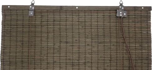 Seta Direct, Bamboo Flat-Weave Sun-Filtering Roll Up Blind (72x66 Inch, Espresso) in Saudi Arabia