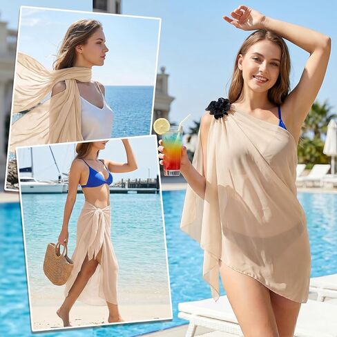 Rbenxia Women Chiffon Shawls and Wraps for Evening Dress Elegant Soft Sheer Scarf Wedding Bridal Scarf Formal Dress Cover UP in Kuwait
