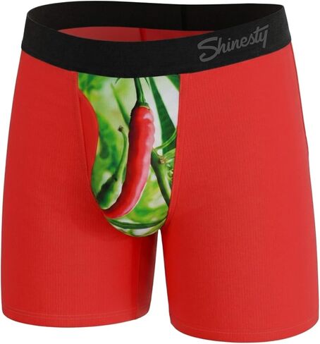 Shinesty Magnum Ball Hammock Boxer موجز 47٪ أكبر الحقيبة، داعمة، تنفس، مكافحة الغضب الحقيبة الملابس الداخلية للرجال مع الذبابة in Kuwait