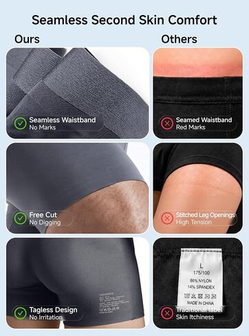TRENDOUX Men's Breathable Underwear, Cool No-Ride-Up Stretch Boxer Briefs for Men, 3D Pouch Moisture Wicking Quick dry 3 Pack in Saudi Arabia