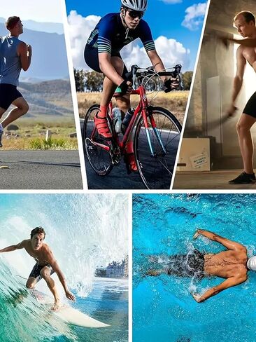 5-Pack Big & Tall Men's Comfortable Long Boxer Briefs, Plus Size Moisture Wicking Running Underwear, 2XL-8XL in Saudi Arabia