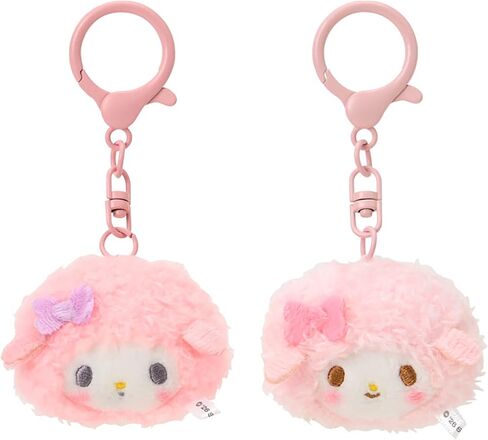 Sanrio 660931 Mini Mascot Keychain, Set of 2 (Matching Niko), My Sweet Piano, For Ages 6 and Up in Kuwait