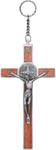 HOMECROSS HOMEROSS Crucifix Wall Cross, Catholic Cross with Jesus Cross for Wall Decor -10 Inch in Kuwait