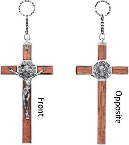 HOMECROSS HOMEROSS Crucifix Wall Cross, Catholic Cross with Jesus Cross for Wall Decor -10 Inch in Kuwait