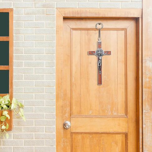 HOMECROSS HOMEROSS Crucifix Wall Cross, Catholic Cross with Jesus Cross for Wall Decor -10 Inch in Kuwait