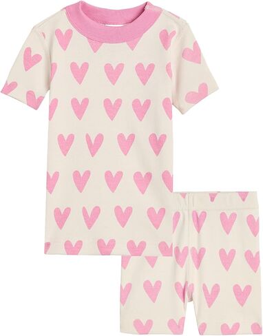 Hanna Andersson HannaJams™ Print Short John Pajamas Set (Toddler/Little Kid/Big Kid) in Saudi Arabia